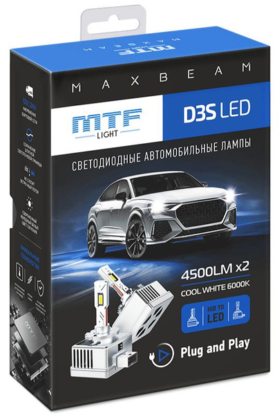 Лампа автомобильная MTF Light 12 В, 2 шт. купить по низкой цене с ...