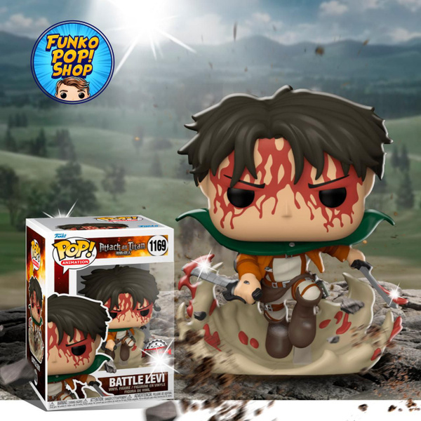 Фигурка Funko POP! Attack on Titan Battle Levi (SE) / Фанко Поп Атака ...