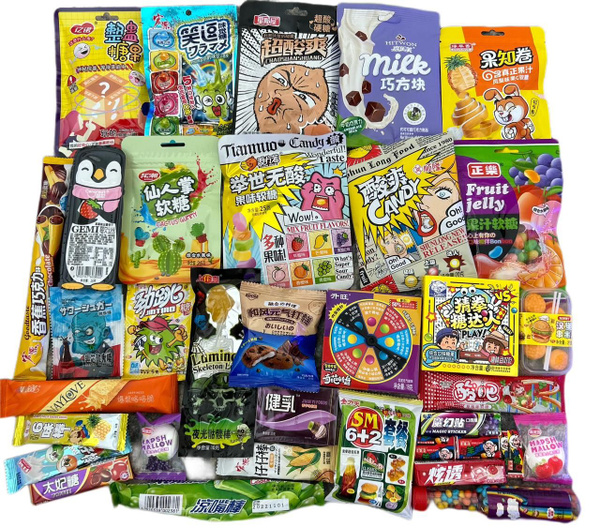 Сладкий бокс, китайские , азиатские и японские сладости, импортные ...