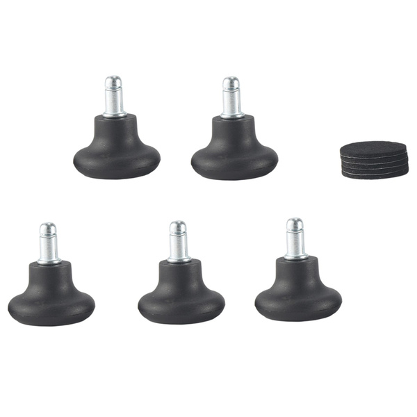 5 Pack Bell Glides офисного кресла без колес, сменные поворотные колеса