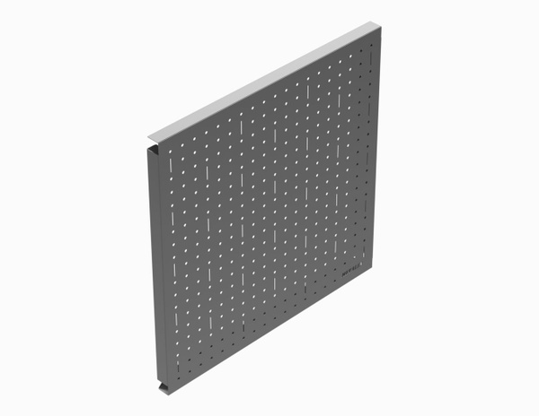 Металлическая перфопанель Metalex 600х600 серая купить на OZON по ...