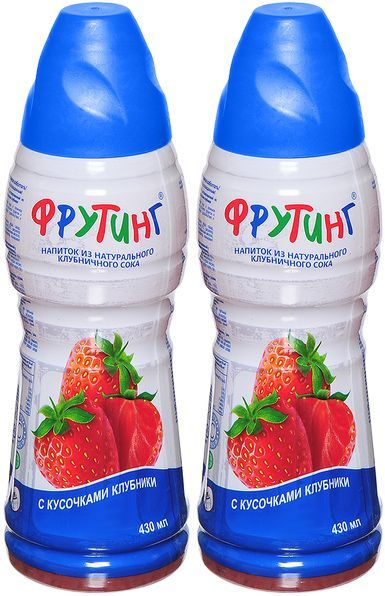 Напиток Fruiting из клубничного сока, 2 шт х 430 мл - купить с ...