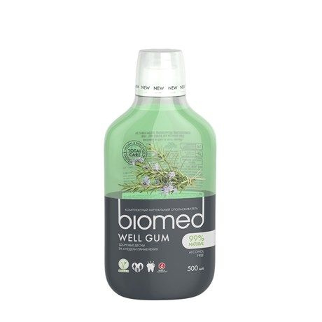 Ополаскиватель для полости рта Biomed Well Gum мята, 500мл - купить с ...
