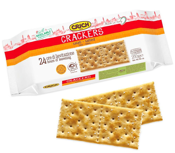 Крекеры CRICH соленые Crackers Salted, 250 г, Италия - купить с ...