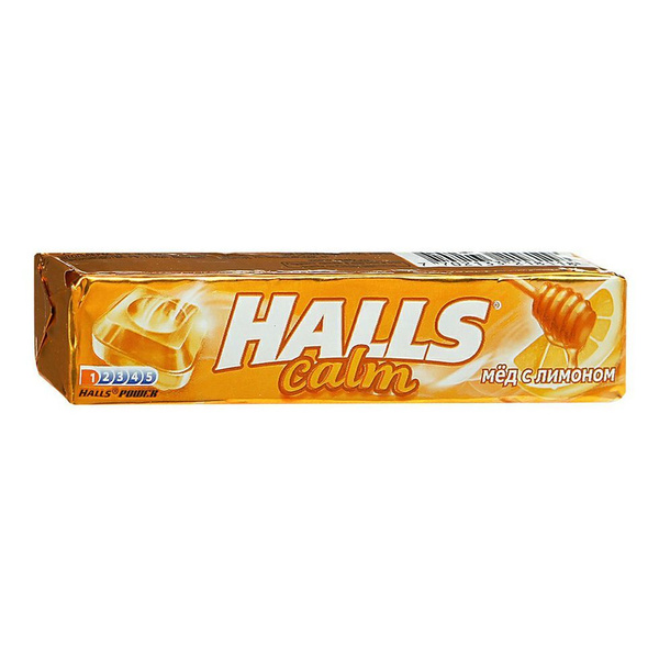 Леденцы Halls Мед и лимон, комплект: 14 упаковок по 25 г - купить с ...