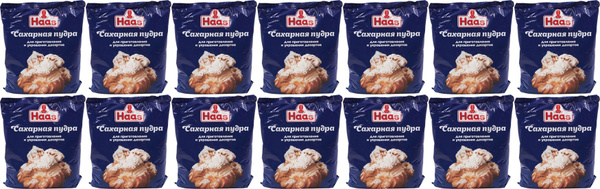 Haas Сахарная пудра 3500г. 14шт. - купить с доставкой по выгодным ценам ...