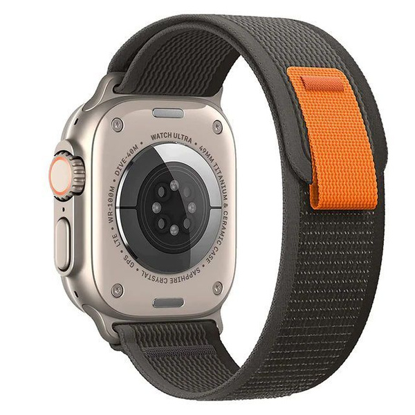 Ремешок нейлоновый с липучкой для Apple Watch 42/44/45/49мм в стиле ...