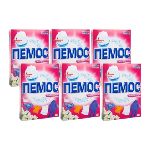Пемос Стиральный порошок 350 г Для белых тканей, Для деликатных тканей ...