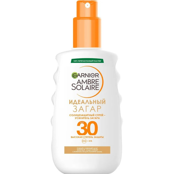 Garnier Ambre Solaire Солнцезащитный спрей-усилитель загара, Идеальный ...