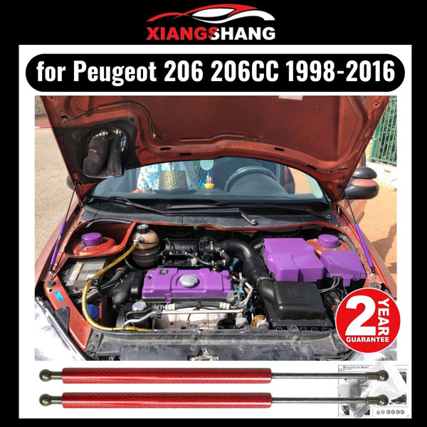Газовые упоры капота для Peugeot 206 206CC GTi 180 RC 1998-2016 ...