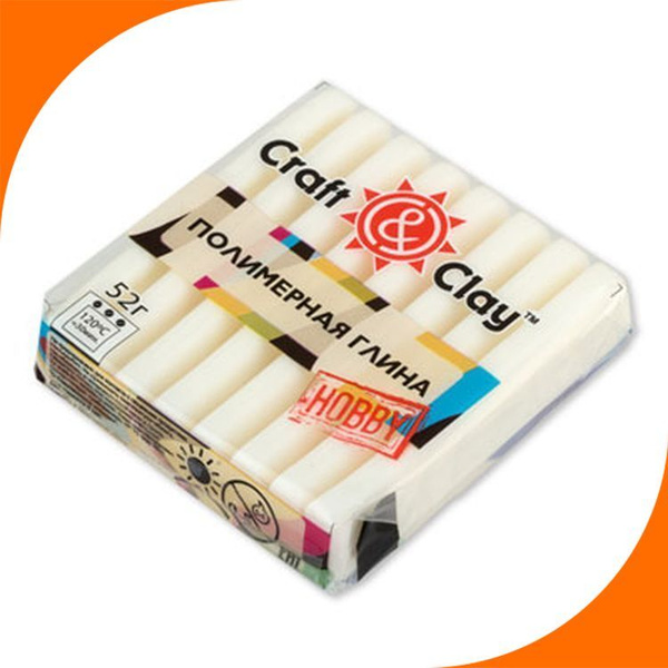Полимерная глина Craft&Clay 1003 полупрозрачный, 52 г - купить с ...