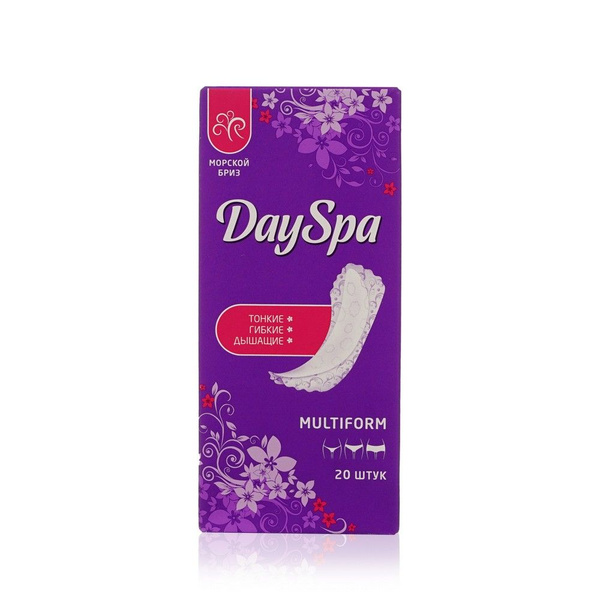 Прокладки женские ежедневные Day Spa Мультиформ Морской Бриз 20 штук ...