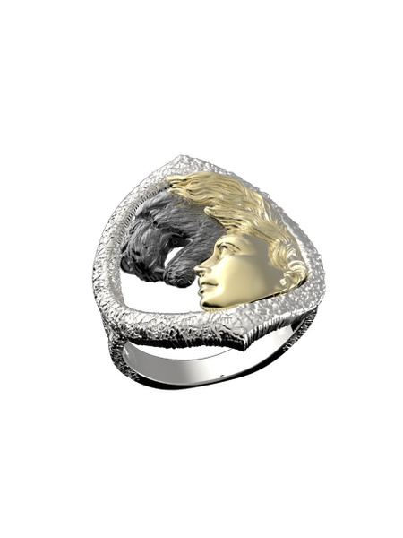 Spika Gold Кольцо из серебра - купить с доставкой по выгодным ценам в ...