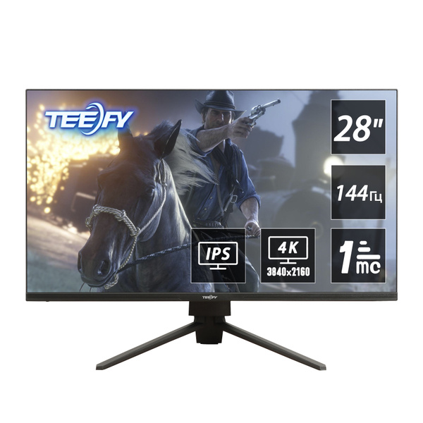 Монитор Teefy 144 гц 4к оригинальная IPS панель игровой без рамки 28 ...