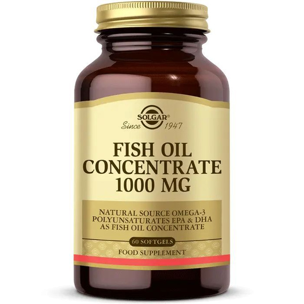сольгар Концентрат рыбьего жира 1000 мг 60 капсул / solgar fish oil ...