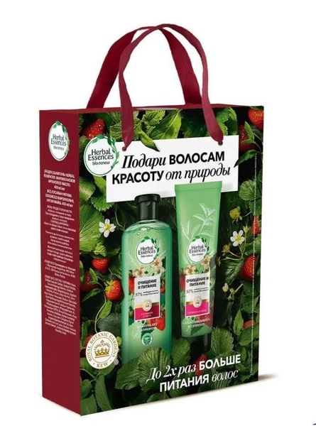 Herbal Essences Белая клубника и Сладкая мята: Шампунь, 400 мл ...