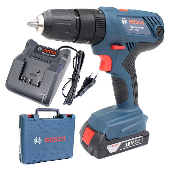 Аккумуляторная ударная дрель Bosch GSB 180 Li Single 06019F8309 500 об ...