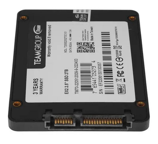 2 ТБ Внутренний SSD-диск Teamgroup EX2 (T253E2002T0C101) - купить по ...