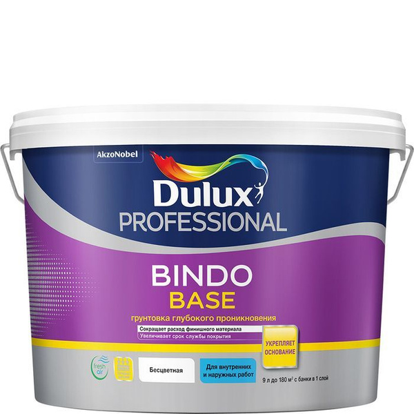 Грунтовка DULUX Глубокого проникновения, Укрепляющая купить по ...