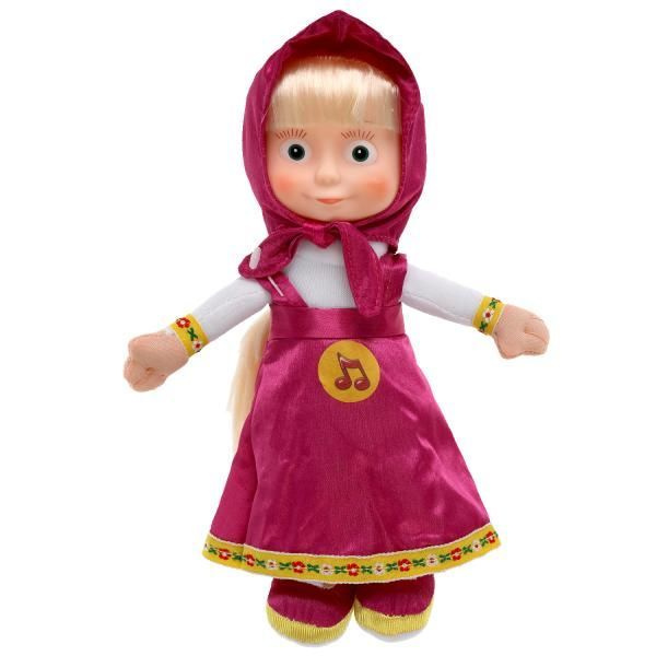 Игрушка мягкая Мульти-Пульти МАША серия МАША И МЕДВЕДЬ 22 см озвученная ...