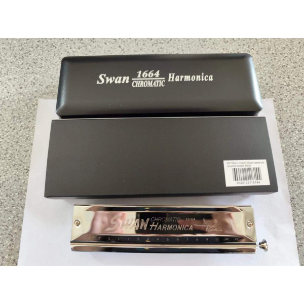 SW1664 C-major Губная гармошка хроматическая, Swan купить на OZON по ...