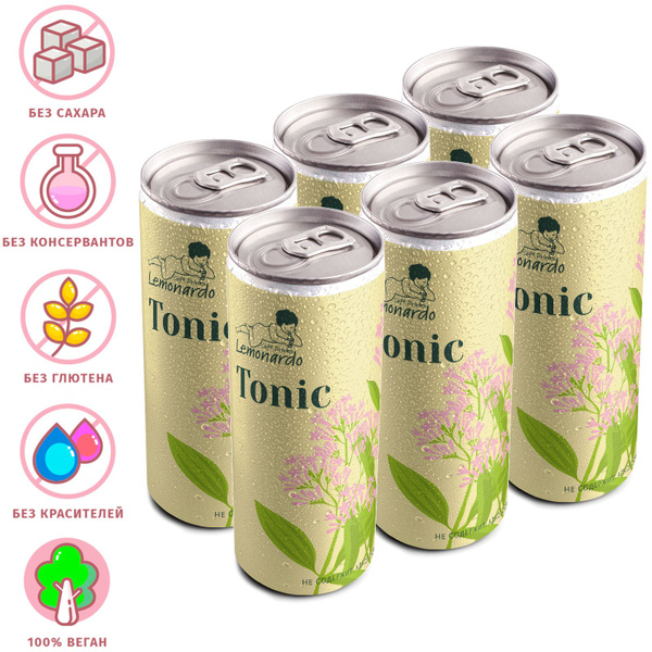 Напиток газированный "Тоник питьевой" без сахара / Lemonardo Tonic ...