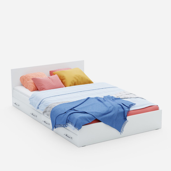 Двуспальная кровать ящик - купить по выгодной цене в интернет-магазине ...