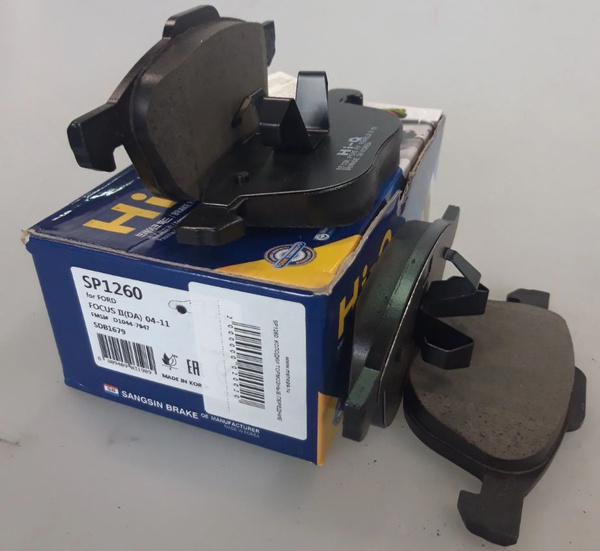 Колодки тормозные Sangsin Brake Sangsin brake_SP2091 Задние - купить по ...