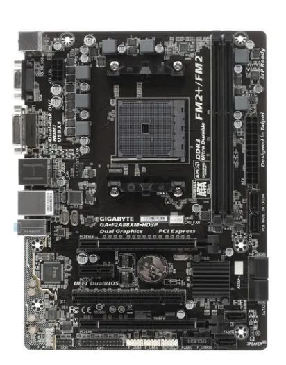 Carte mère GIGABYTE GA-F2A58M-S1 AMD A58 Socket FM2 2xDDR3 SDRAM 64GB