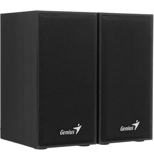 Колонки 2.0 Genius SP-HF180 (31730029401) черный 6 Вт, проводной ПДУ ...