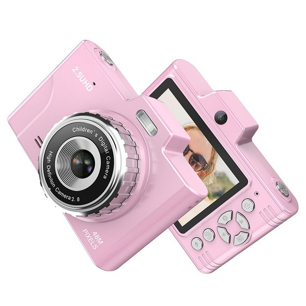 Компактный фотоаппарат Canon Цифровая HD-камера, розовый - купить по ...