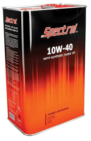 Масло моторное Spectrol 10W-40 Полусинтетическое - купить в интернет ...