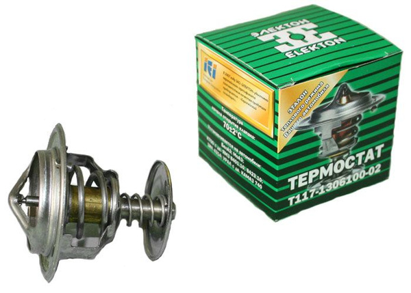 Термостат для а/м Газель 3302,3110, УАЗ (70C*) - Электон арт. Т117 ...