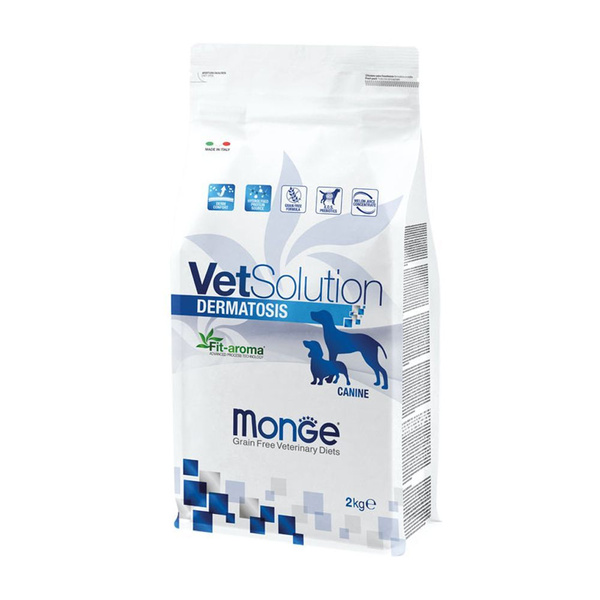 Monge vetsolution dermatosis 2кг сухой корм для собак для кожи и шерсти ...