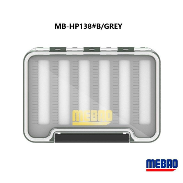 Влагонепроницаемая коробка MEBAO (138*96*18 мм, Серый, 1 отделение с ...