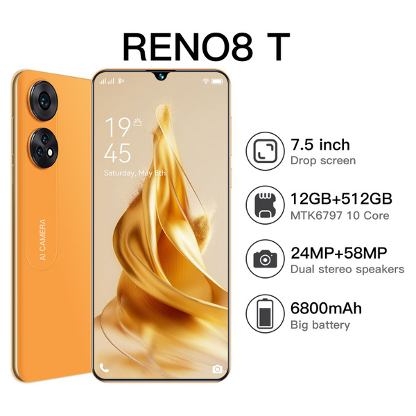 Смартфон Bobarry Reno 8T Русская мобильный телефон - купить по выгодной ...