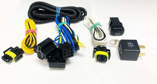 Проводка для подключения противотуманных фар (ПТФ) ВАЗ 2123, ШЕВРОЛЕ ...