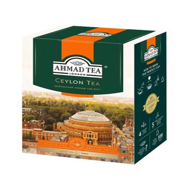 Чай Ahmad Tea Ceylon Tea Orange Pekoe черный листовой, 200г - купить с ...