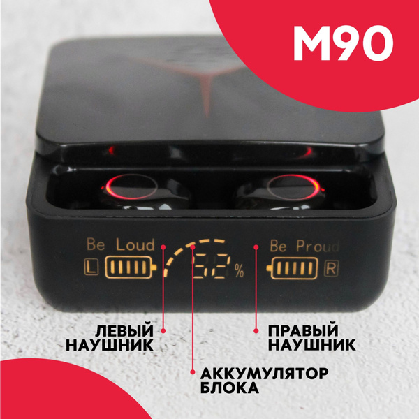 Наушники Вкладыши BEAUTY STORE M90 Pro / Bluetooth гарнитура / для iOS ...