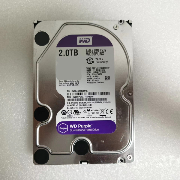 2 ТБ Внутренний жесткий диск Western Digital WD-Purple (WD20PURX ...