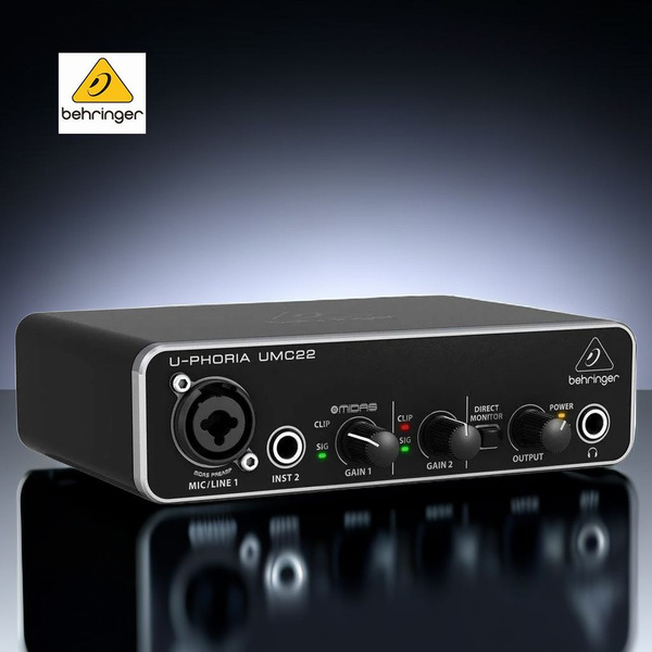 Звуковая карта Behringer UMC22 купить по выгодной цене в интернет ...