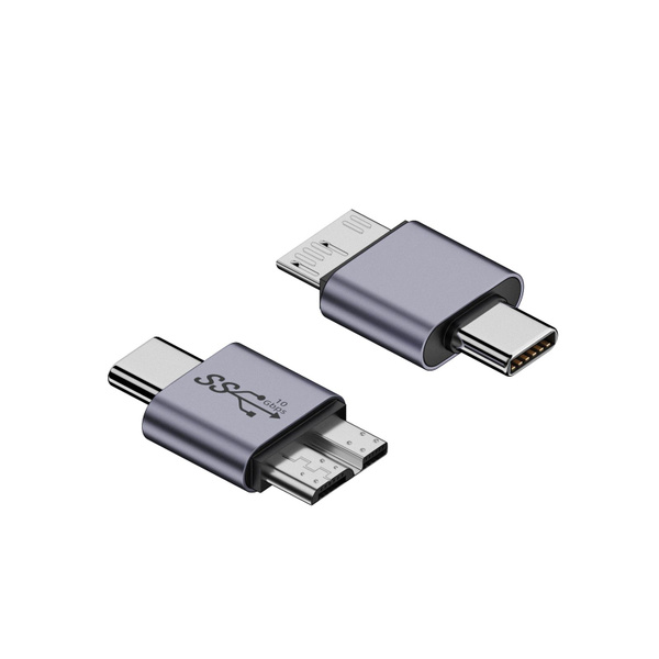 Коннектор,Переходник серии Micro B к Type C мужской разъем - купить с ...