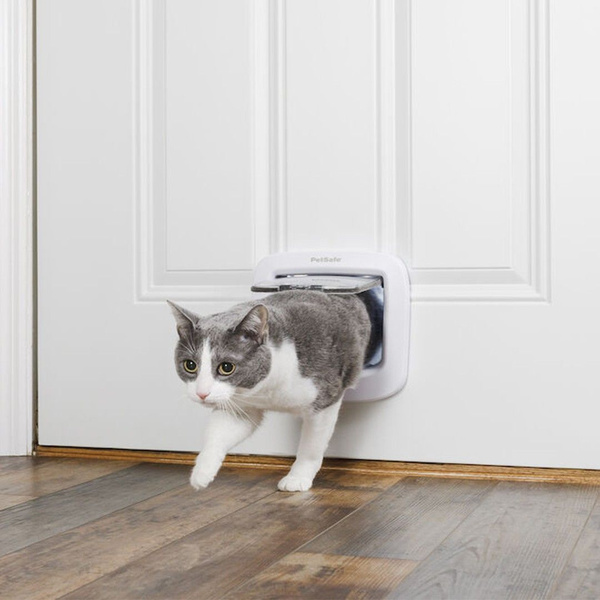 Дверца для кошек Petsafe Manual-Locking 4 режима, белая. - купить с ...
