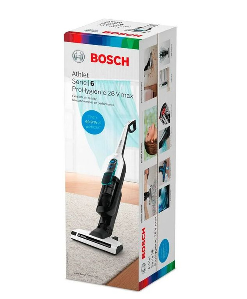 Пылесос ручной Bosch Athlet ProSilence BCH86HYG1 цвет белый (1889601 ...