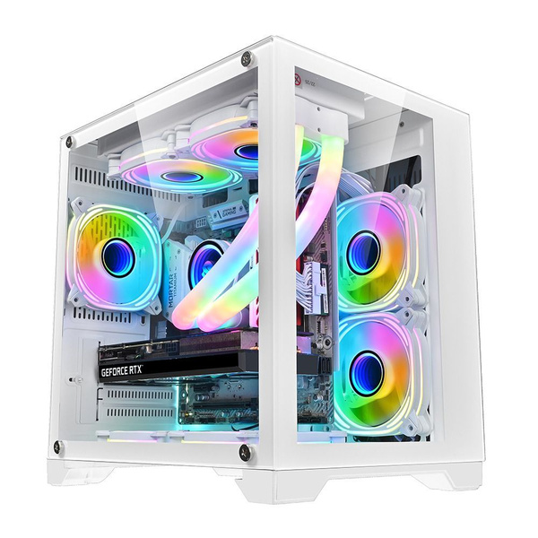 WJCOOLMAN Компьютерный корпус wanplay mini корпус для пк, белый ...