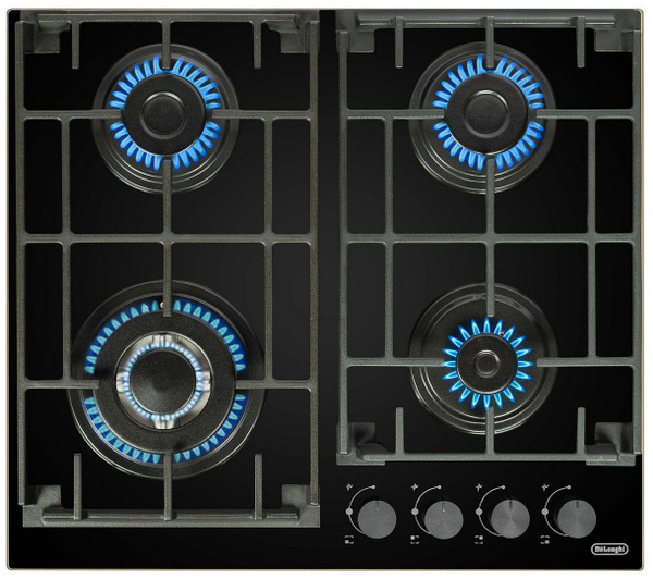 Встраиваемая газовая варочная панель DeLonghi GRETA 6GW NB купить по ...