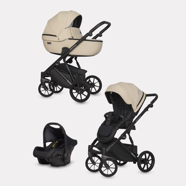 Коляска детская универсальная Riko Basic Montana Ecco 3 в 1, 15 Ivory ...