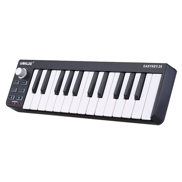 Портативная клавиатура Worlde Easykey.25, мини 25 клавишный миди ...