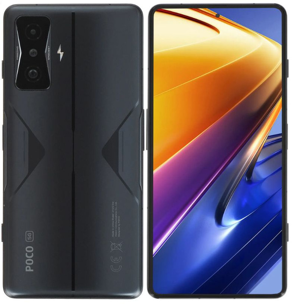 Смартфон Poco 6,67" F4 GT 128 ГБ (MZB0BJ8RU) черный 128 ГБ 8 ГБ Черный ...