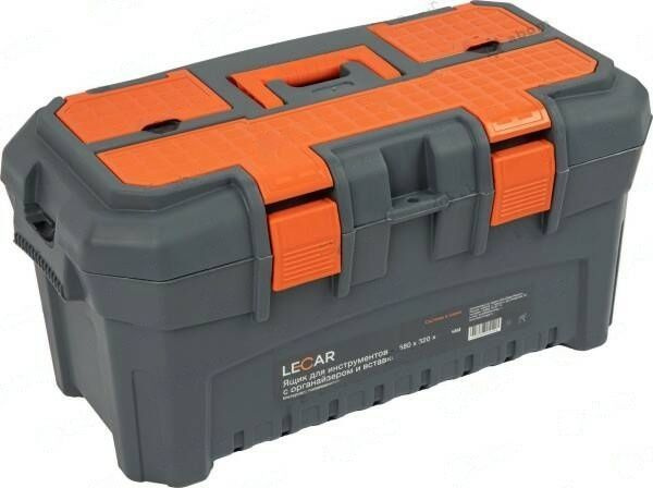 Ящик инструментальный пластиковый LECAR (320-260-70)